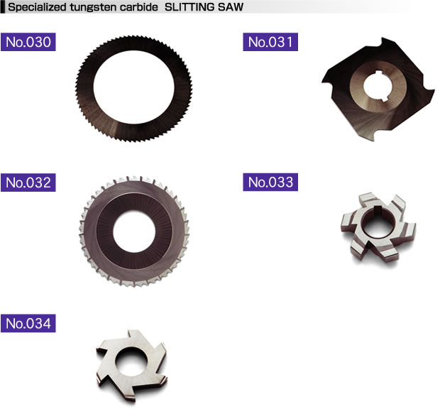 Specialized tungsten carbide  SLITTING SAW